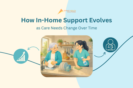 How In-Home Support Evolves as Care Needs Change Over Time