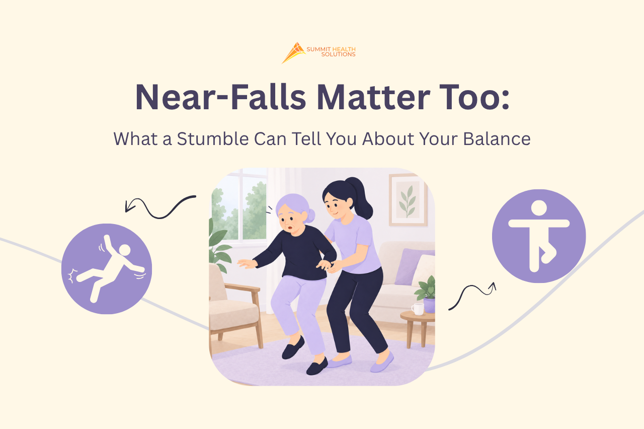 Near-Falls Matter Too: What a Stumble Can Tell You About Your Balance