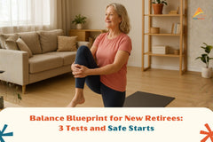 Balance Blueprint for New Retirees: 3 Tests and Safe Starts