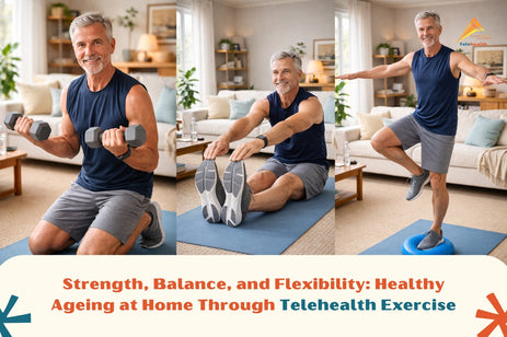 Strength, Balance, and Flexibility: Key Elements of Healthy Ageing at Home Through Telehealth Exercise