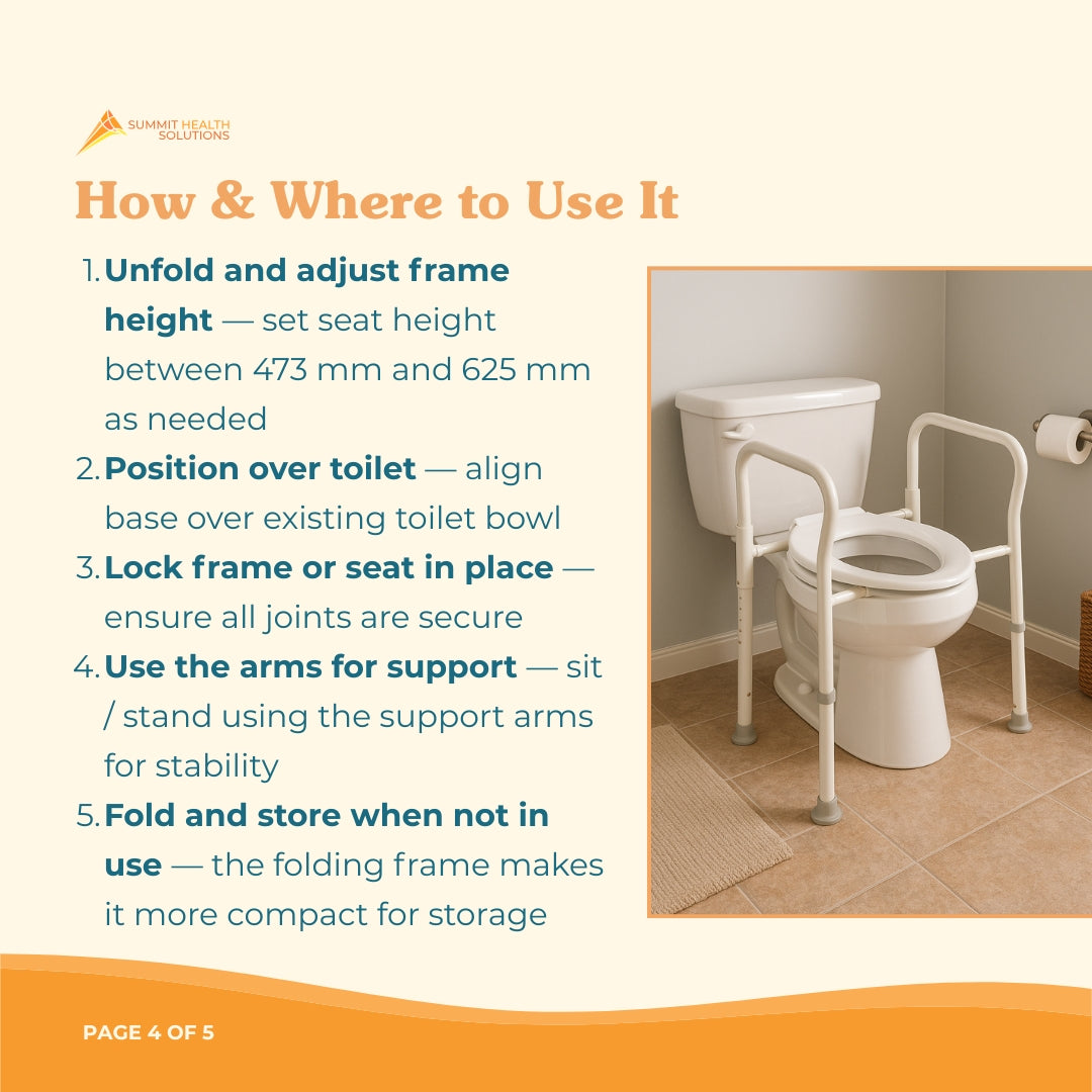 Overtoilet Aid Chair